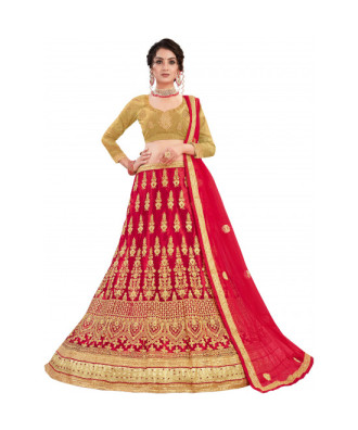 Red Orange Traditional Lehenga Choli